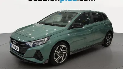 Usado Hyundai i20 N Line 80 CV (58 kW) 2024 Verde Utilitario