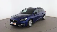 Azul Usado 2020 Seat Leon FR Familiar | 19.399 € (Precio justo)