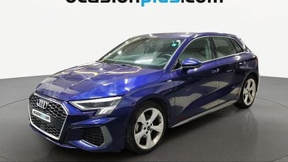 Usado Audi A3 Sportback S-Line 150 CV (110 kW) 2023 Azul Utilitario