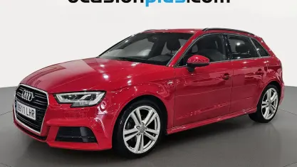 Usado Audi A3 Sportback S-Line 116 CV (85 kW) 2020 Rojo Utilitario