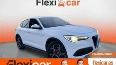 Blanco Usado 2022 Alfa Romeo Stelvio Sprint SUV | 33.490 € (Precio justo)