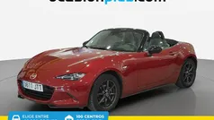 Rojo Usado 2016 Mazda MX5 Luxury Descapotable | 19.800 € (Precio justo)