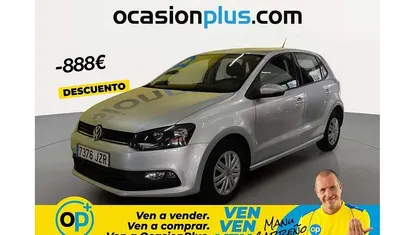 Usado VW Polo Edition 75 CV (55 kW) 2017 Plateado Utilitario