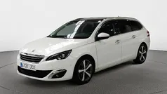 Blanco Usado 2015 Peugeot 308 SW Allure Familiar | 12.250 € (Precio justo)