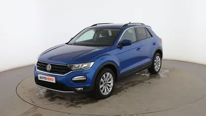 Azul Usado 2021 VW T-Roc Advance SUV | 18.199 € (Precio justo)