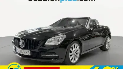 Usado Mercedes SLK200 AMG 184 CV (135 kW) 2013 Negro Descapotable