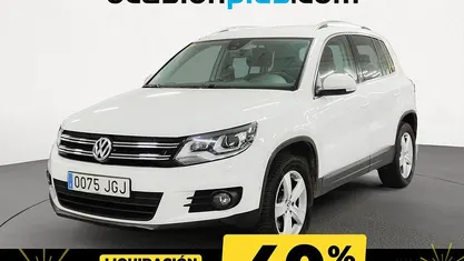 Blanco Usado 2015 VW Tiguan Sportline SUV | 14.352 € (Super precio)