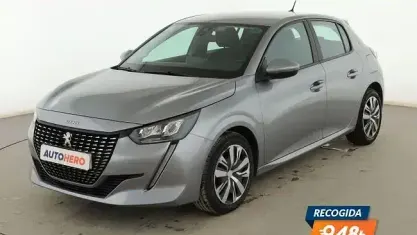 Usado Peugeot 208 Active 101 CV (74 kW) 2020 Gris Utilitario