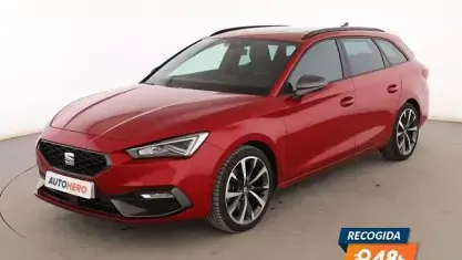 Usado Seat Leon FR 150 CV (110 kW) 2021 Rojo Familiar