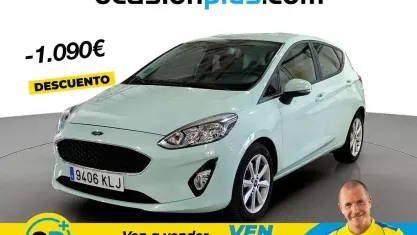 Usado Ford Fiesta Trend+ 86 CV (63 kW) 2018 Azul Utilitario