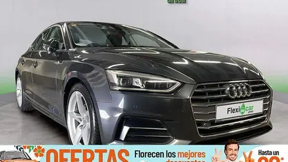 Usado Audi A5 Sportback 150 CV (110 kW) 2018 Gris Utilitario