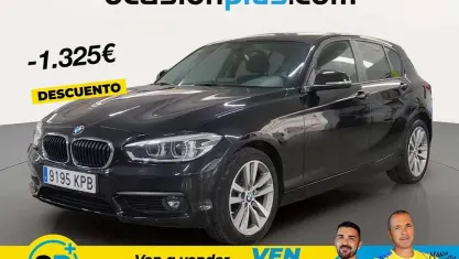 Usado BMW 118 136 CV (100 kW) 2018 Negro Utilitario