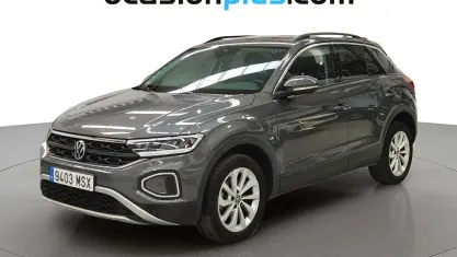 Usado VW T-Roc Life 110 CV (80 kW) 2024 Gris SUV