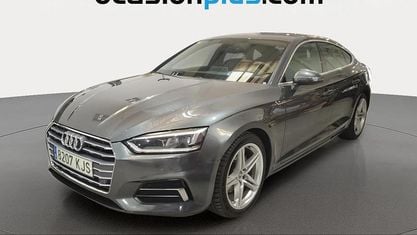 Usado Audi A5 Sportback S-Line 190 CV (139 kW) 2018 Gris Utilitario