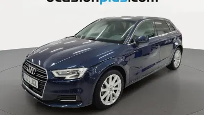Usado Audi A3 Sportback Design 150 CV (110 kW) 2017 Azul Utilitario
