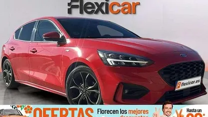 Usado Ford Focus ST-Line 125 CV (91 kW) 2018 Rojo Utilitario