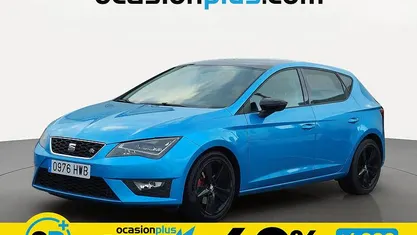 Käytetty Seat Leon FR 150 HP (110 kW) 2014 Sininen Viistoperä