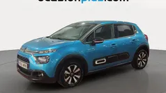 Azul Usado 2024 Citroën C3 PureTech Utilitario | 12.355 € (Precio justo)
