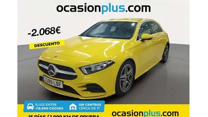 Usado Mercedes A180 AMG 116 CV (85 kW) 2019 Amarillo Utilitario
