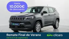 Gris Usado 2024 Jeep Compass Longitude SUV | 29.290 € (Precio justo)