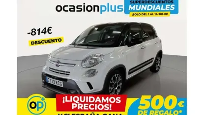 Usado Fiat 500L Trekking 120 CV (88 kW) 2017 Blanco Monovolumen