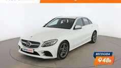 Blanco Usado 2019 Mercedes C200 AMG line Berlina | 26.899 € (Super precio)