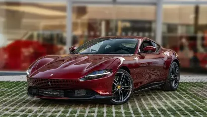 Usado Ferrari Roma 620 CV (456 kW) 2024 Granate Descapotable