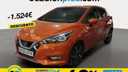 Usado Nissan Micra S 90 CV (66 kW) 2017 Naranja Utilitario