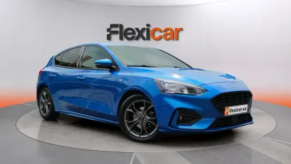 Usado Ford Focus ST-Line 125 CV (91 kW) 2018 Azul Berlina