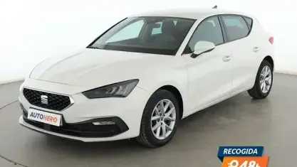 Usado Seat Leon Style 116 CV (85 kW) 2021 Blanco Berlina