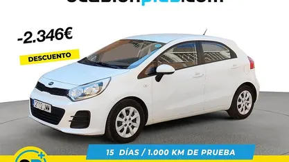 Usado Kia Rio 84 CV (61 kW) 2016 Blanco Utilitario
