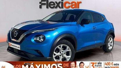 Käytetty Nissan Juke N-Connecta 114 HP (83 kW) 2022 Sininen Katumaasturi