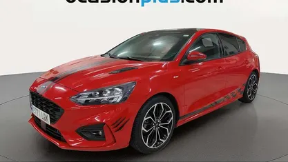 Usado Ford Focus ST-Line 125 CV (91 kW) 2019 Rojo Utilitario