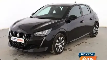 Usado Peugeot 208 Active 101 CV (74 kW) 2020 Negro Utilitario