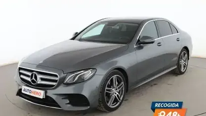 Usado Mercedes E220 AMG line 195 CV (143 kW) 2017 Gris Berlina