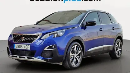 Usado Peugeot 3008 GT-line 120 CV (88 kW) 2017 Azul SUV