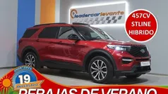 Rojo Usado 2021 Ford Explorer ST-Line SUV | 46.900 € (Buen precio)