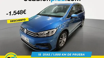 Azul Usado 2016 VW Touran Sportline Monovolumen | 19.352 € (Precio justo)