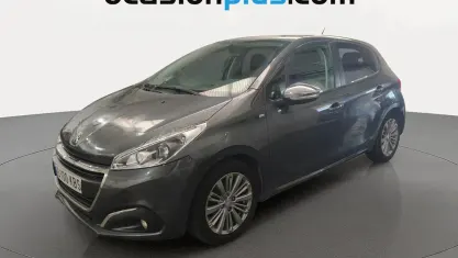Usado Peugeot 208 Style 75 CV (55 kW) 2017 Gris Utilitario