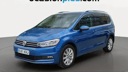 Usado VW Touran Sportline 150 CV (110 kW) 2018 Azul Monovolumen
