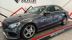 Gris / plata Usado 2016 Mercedes C220 AMG line Berlina | 23.900 € (Precio justo)