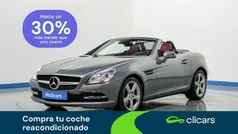 Gris Usado 2014 Mercedes SLK200 Descapotable | 16.990 € (Precio justo)