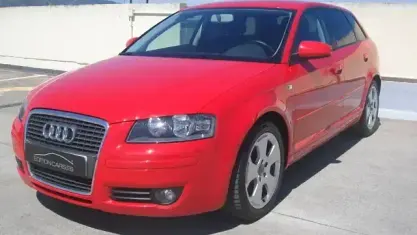 Occasion Audi A3 Ambition 105 PK (77 kW) 2007 Rood Hatchback