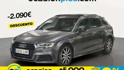 Usado Audi A3 Sportback S-Line 150 CV (110 kW) 2020 Gris Utilitario