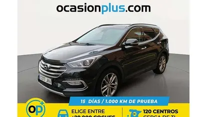 Negro Usado 2015 Hyundai Santa Fe Style SUV | 17.900 € (Precio justo)