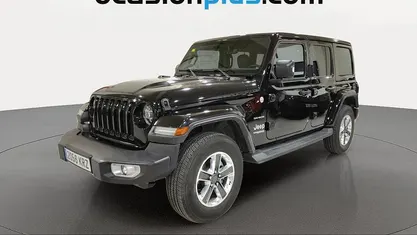 Usado Jeep Wrangler Unlimited Sahara 200 CV (147 kW) 2018 Negro SUV