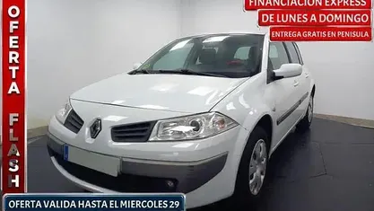 Brugt Renault Mégane II Authentique 85 HK (62 kW) 2006 Hvid Sedan