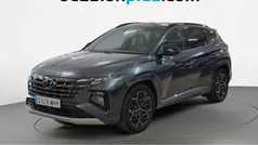 Gris Usado 2023 Hyundai Tucson N Line SUV | 22.446 € (Precio justo)