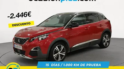 Rojo Usado 2017 Peugeot 3008 GT-line SUV | 15.454 € (Precio justo)