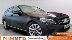 Negro Usado 2019 Mercedes C200 Familiar | 23.290 € (Precio justo)